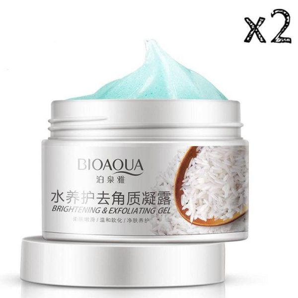 Bioaqua Brightening & Exfoliating Rice Gel Face Scrub โ 100g