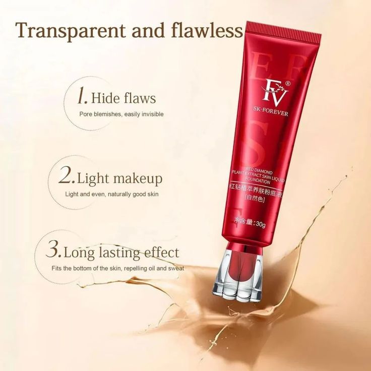 FV Foundation Red Diamond Plant Extract Skin LIquid