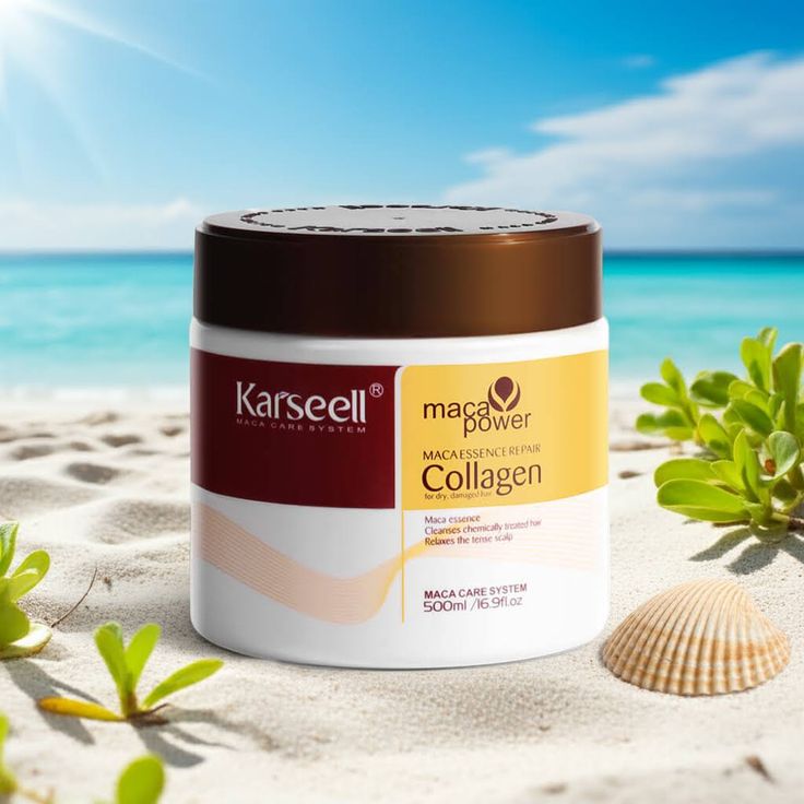 Karseell Maca Hair Mask – Deep Repair & Silk Smooth Treatment 16.9 Oz 500ml
